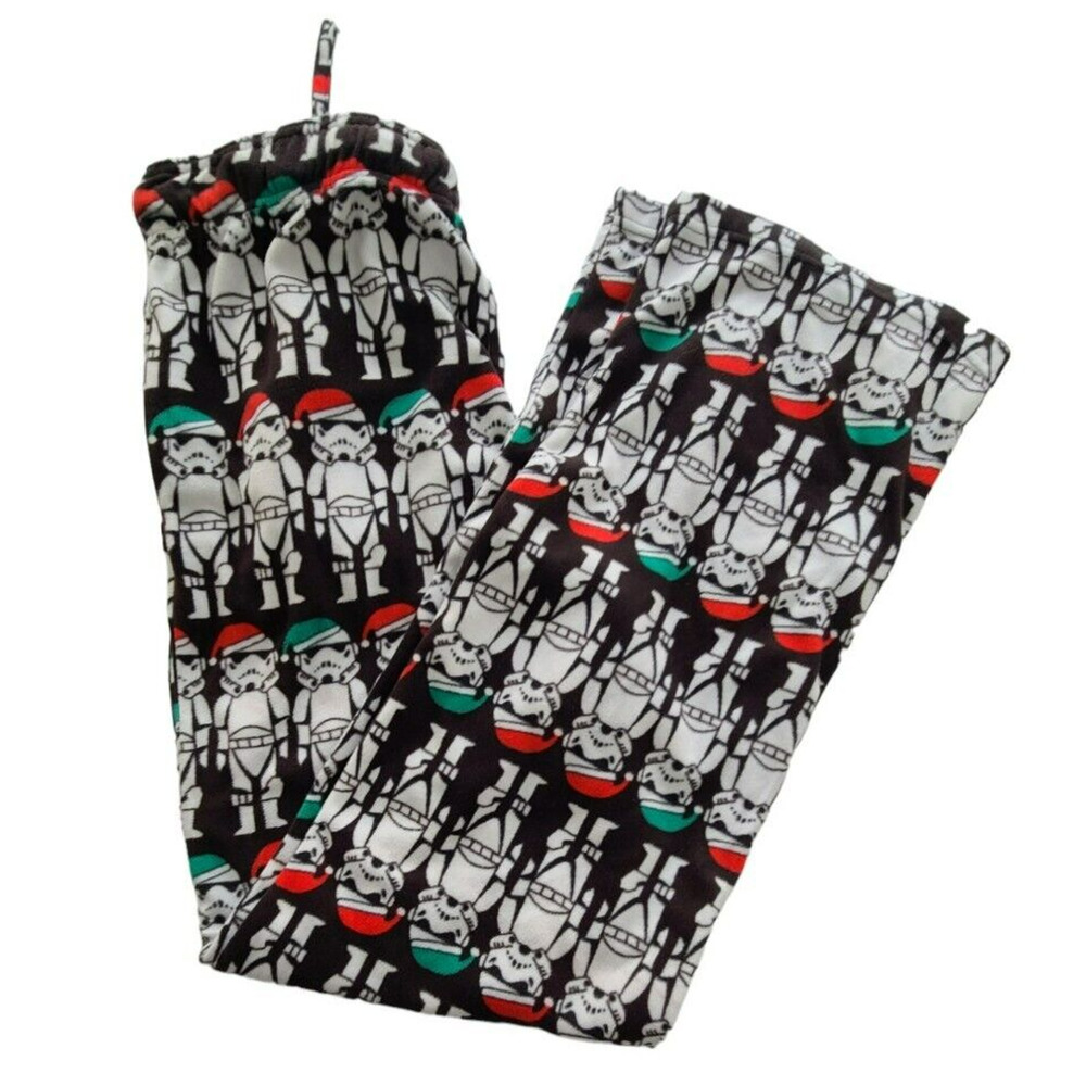 Star Wars‎ Stormtrooper Christmas Pajama Pants Mens M Fleece Holiday Sleepwear